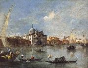 Francesco Guardi The Giudecca with the Zitelle oil